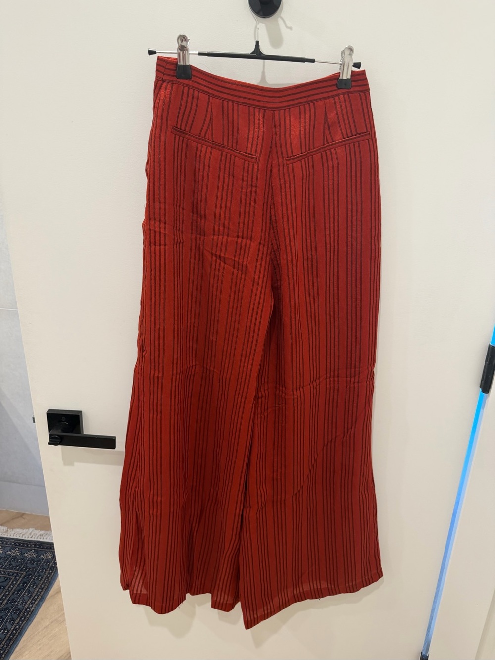 House of Harlow 1960 Red Striped Wide-Leg Pants - Picture 3 of 3
